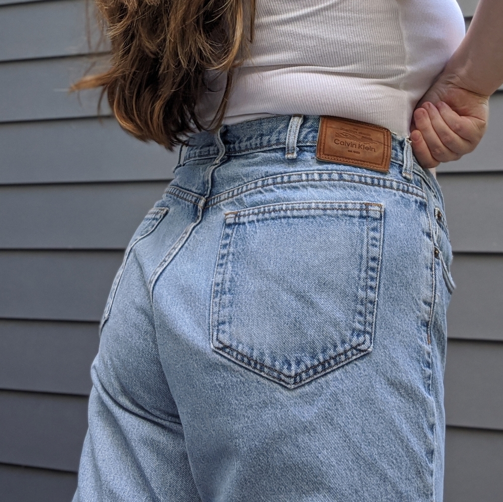 Vintage 70s Calvin Klein High Waist Straight Jeans